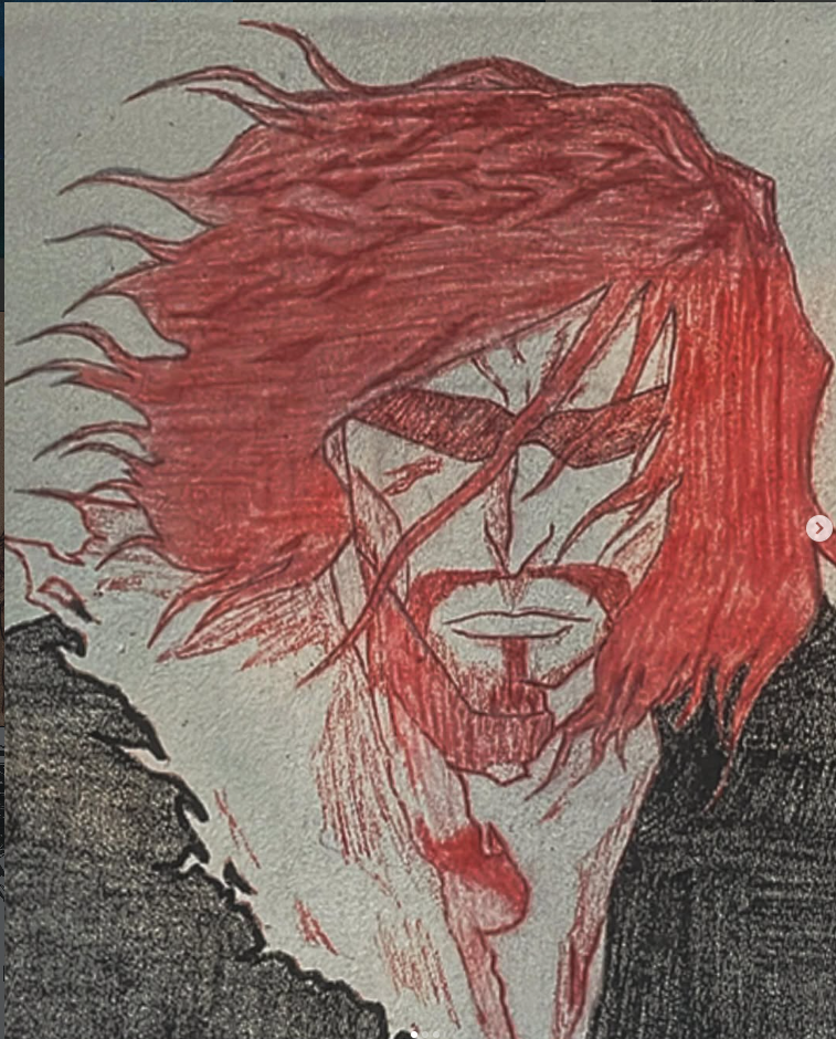 Old Man Zangetsu: Inner World Spirit – Original Hand-Drawn Canvas