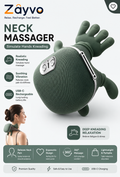 Smart Neck and Shoulder Massager – Wireless Deep Tissue 4D Kneading Massage Device with Heat & 3-Speed Adjustment | Portable Muscle Relaxation Massager for Pain Relief, Home, Office & Travel Use
